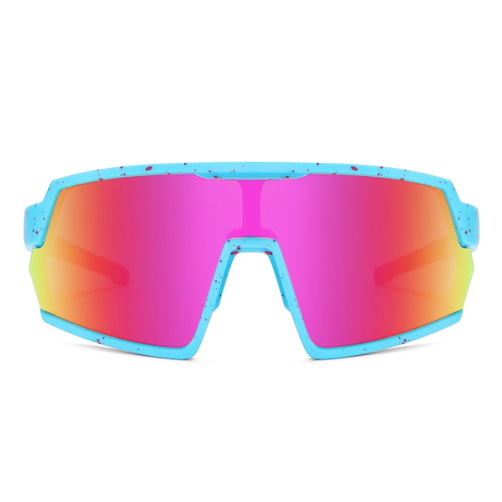 Custom Men's Wrap Around Bike Sunglasses with Prescription Inserts Polarized Cycling Glasses for Women Sport Performance Eyewear Wholesale China