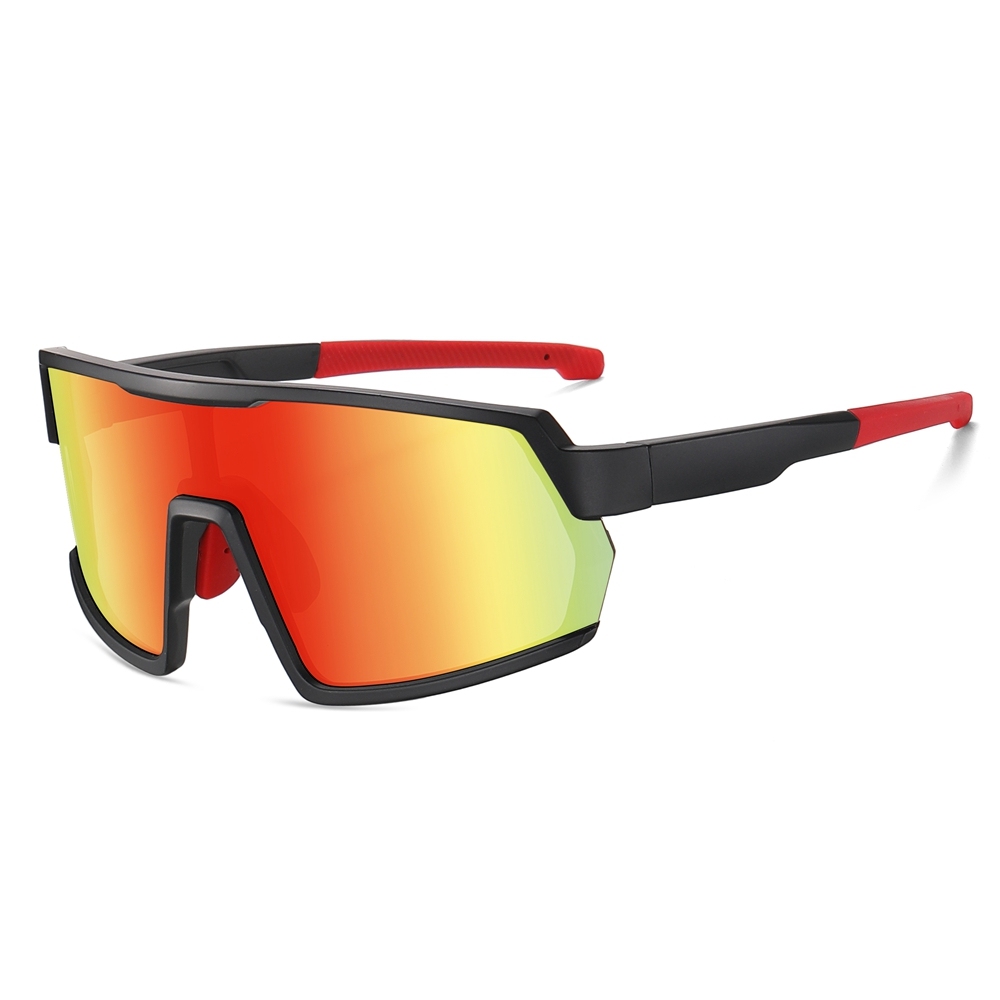 Custom Men's Wrap Around Bike Sunglasses with Prescription Inserts Polarized Cycling Glasses for Women Sport Performance Eyewear Wholesale China