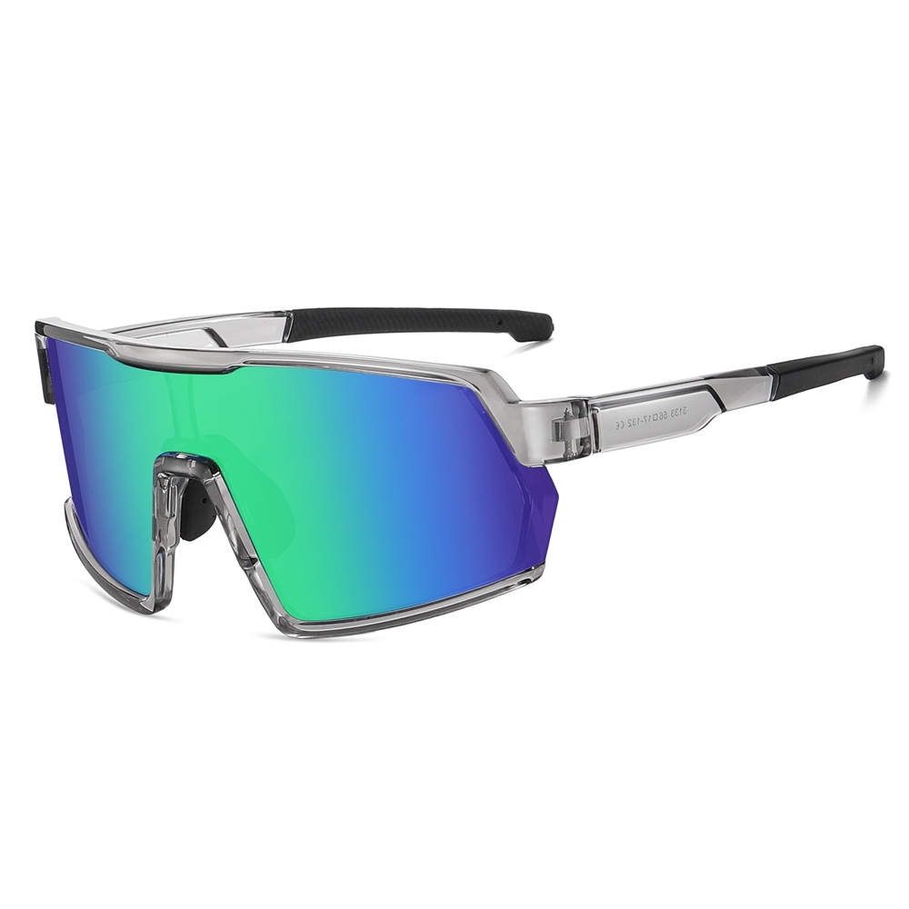 Custom Men's Wrap Around Bike Sunglasses with Prescription Inserts Polarized Cycling Glasses for Women Sport Performance Eyewear Wholesale China