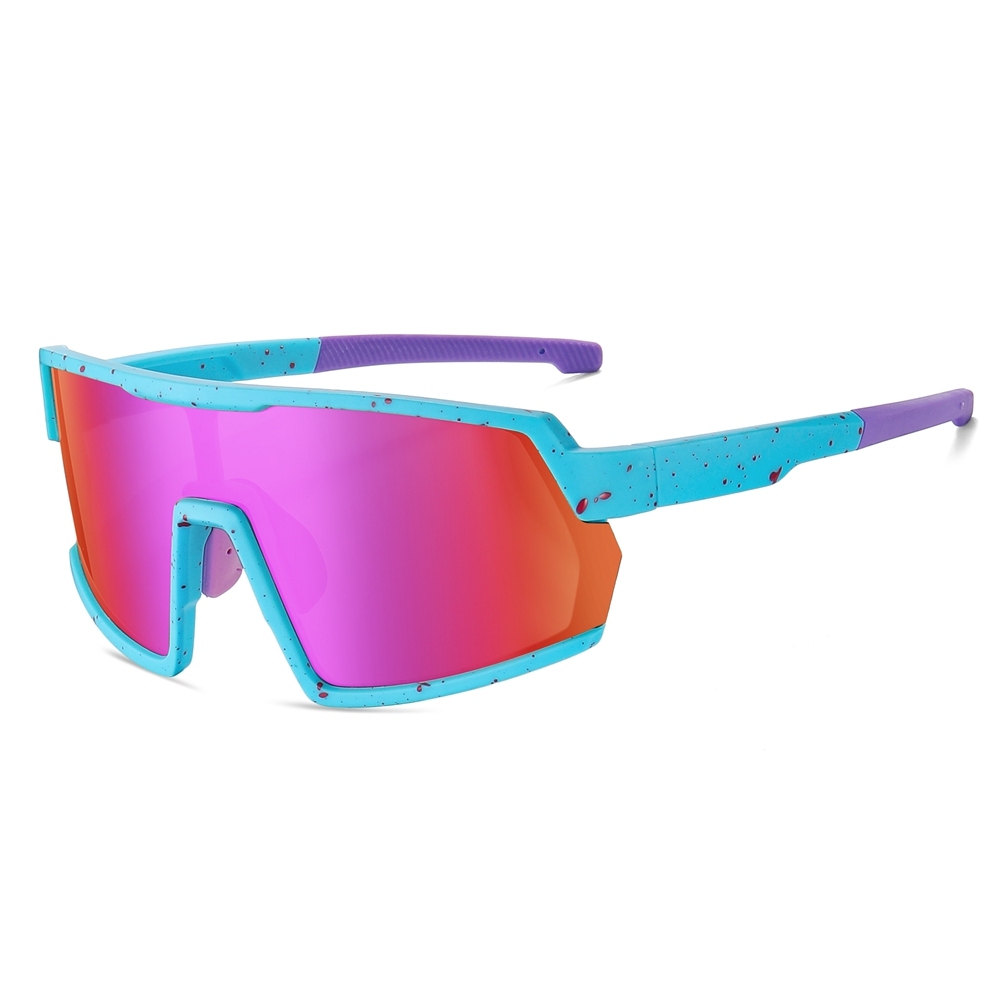 Custom Men's Wrap Around Bike Sunglasses with Prescription Inserts Polarized Cycling Glasses for Women Sport Performance Eyewear Wholesale China