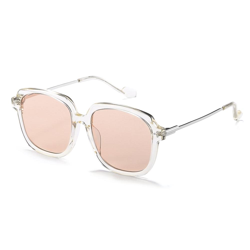 Bulk Order Acetate Modern Square Sunglasses with Metal Temples GM Millie Designer Dupe Shades for Women Luxury Brand Eyewear Wholesale China