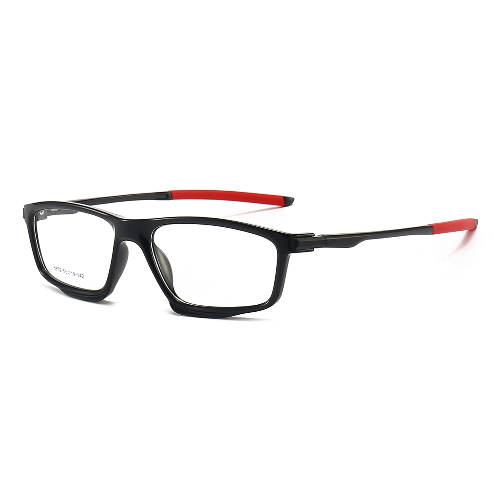 Custom Modern Sporty Prescription Glasses for Active Lifestyle Eyeglasses Wholesale Men's Full Rim Rectangle Optical Frames Manufacturer China