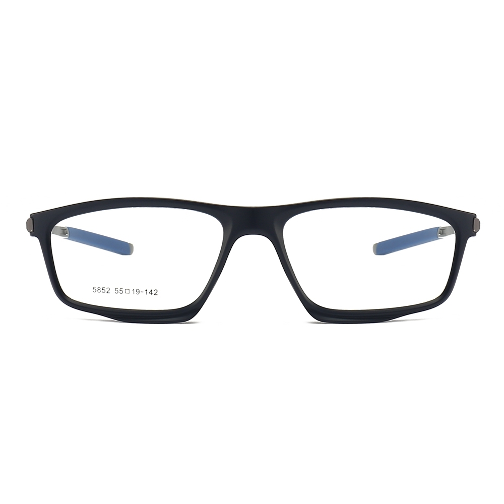 Custom Modern Sporty Prescription Glasses for Active Lifestyle Eyeglasses Wholesale Men's Full Rim Rectangle Optical Frames Manufacturer China