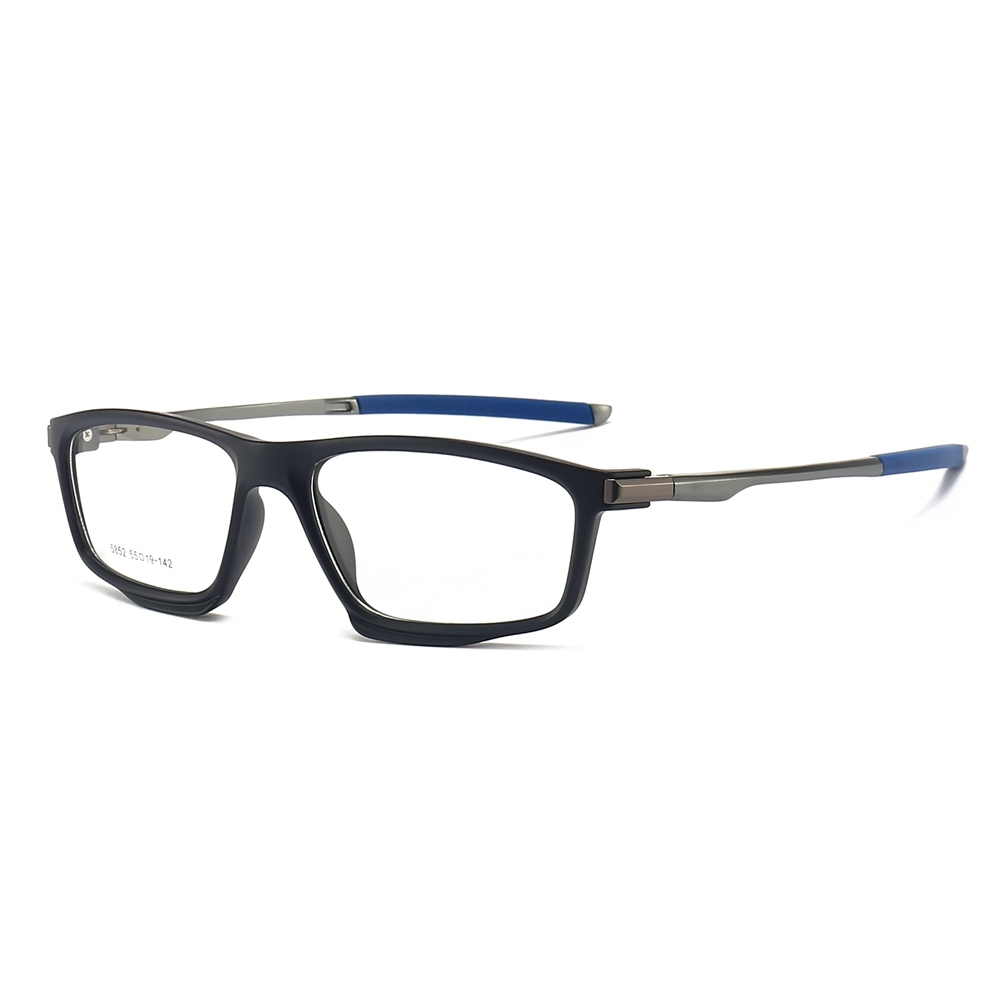 Custom Modern Sporty Prescription Glasses for Active Lifestyle Eyeglasses Wholesale Men's Full Rim Rectangle Optical Frames Manufacturer China