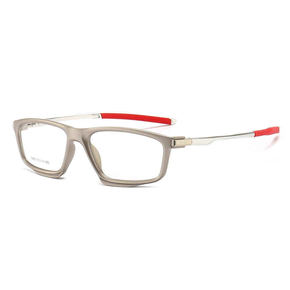Custom Modern Sporty Prescription Glasses for Active Lifestyle Eyeglasses Wholesale Men's Full Rim Rectangle Optical Frames Manufacturer China