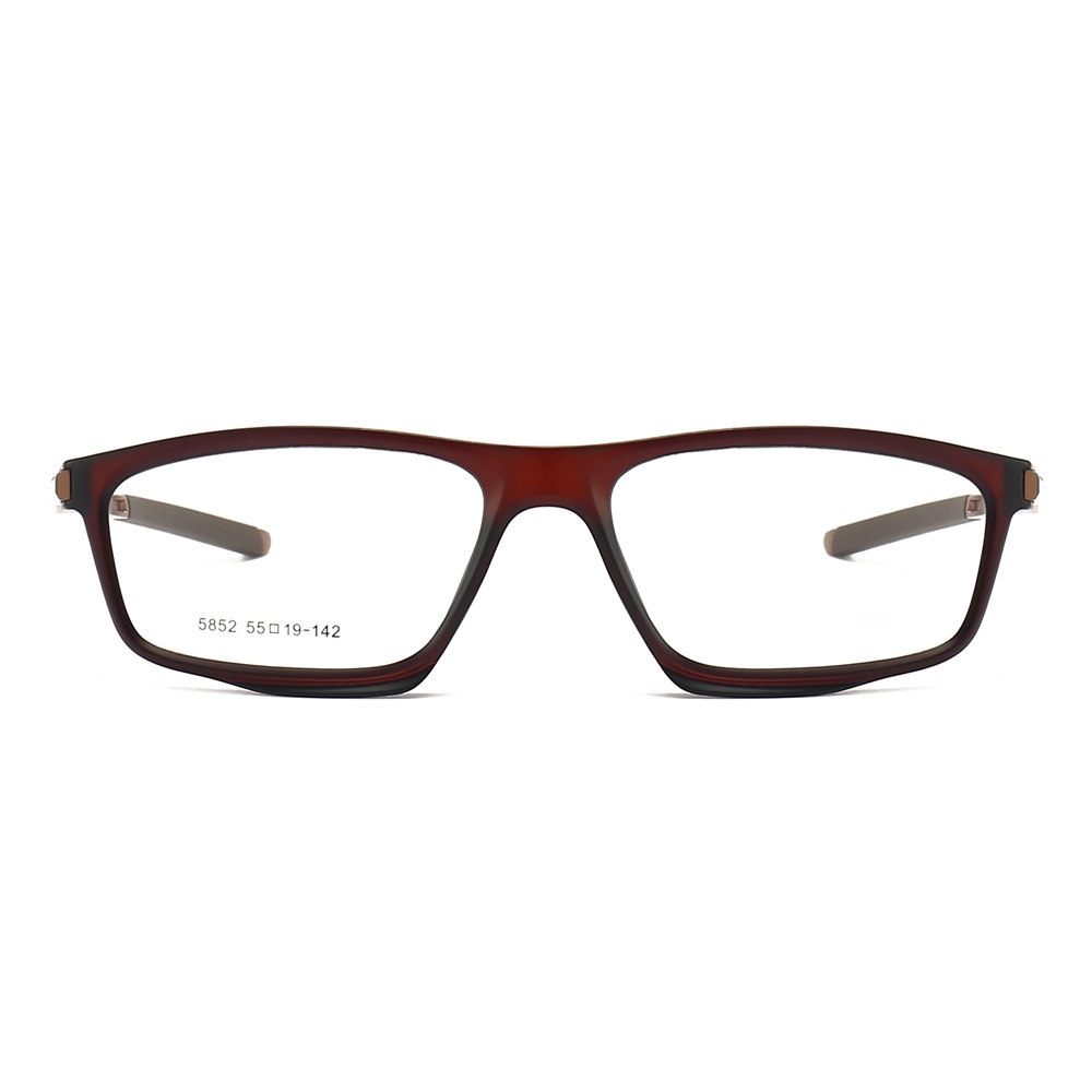 Custom Modern Sporty Prescription Glasses for Active Lifestyle Eyeglasses Wholesale Men's Full Rim Rectangle Optical Frames Manufacturer China