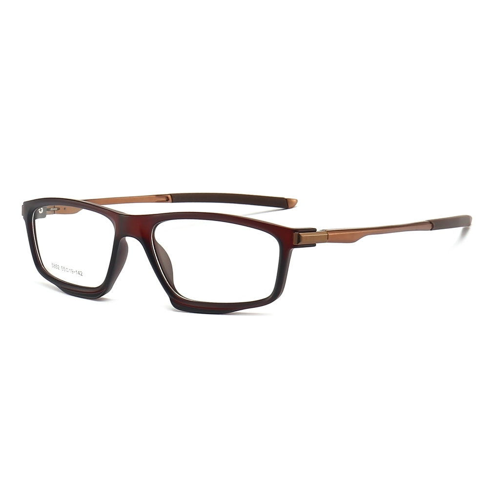 Custom Modern Sporty Prescription Glasses for Active Lifestyle Eyeglasses Wholesale Men's Full Rim Rectangle Optical Frames Manufacturer China