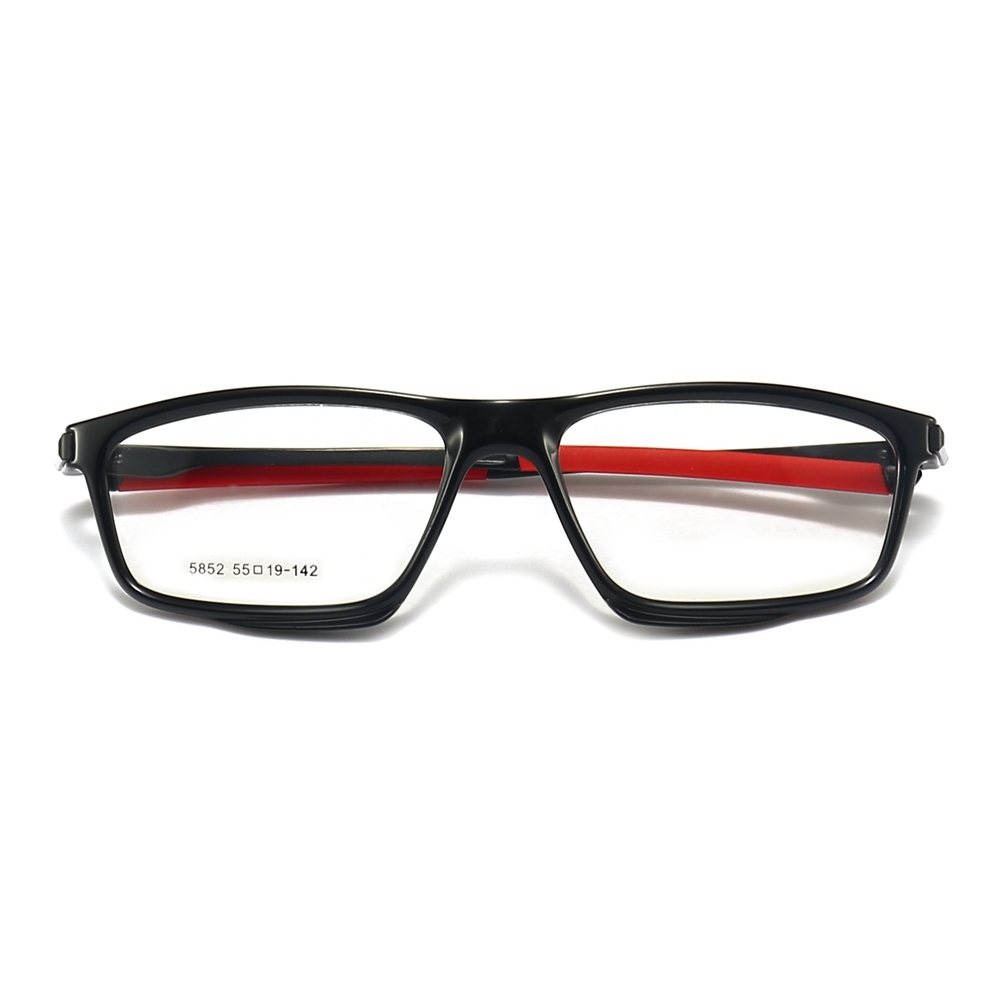 Custom Modern Sporty Prescription Glasses for Active Lifestyle Eyeglasses Wholesale Men's Full Rim Rectangle Optical Frames Manufacturer China