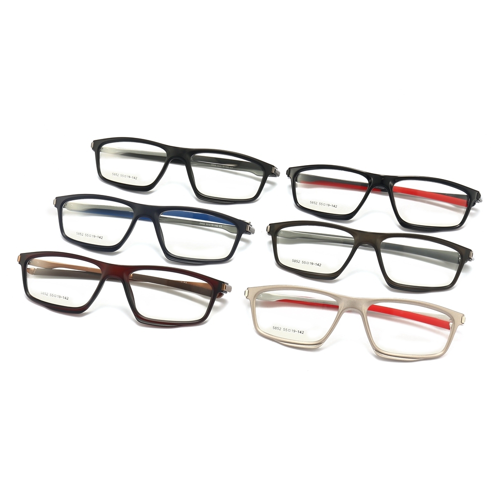 Custom Modern Sporty Prescription Glasses for Active Lifestyle Eyeglasses Wholesale Men's Full Rim Rectangle Optical Frames Manufacturer China