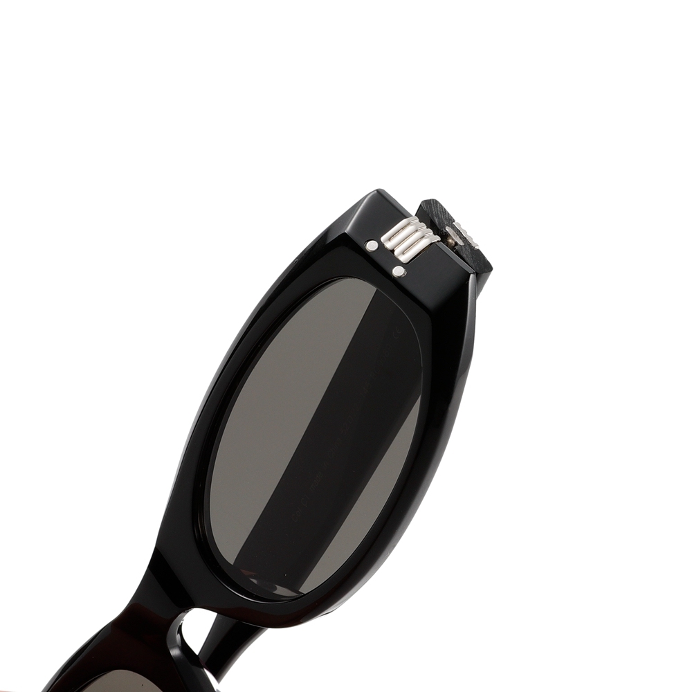 Wholesale Chunky Retro Oval Sunglasses with Metal Hardware GM Mass Black Designer Shades for Women Luxury Acetate Eyewear Manufacturer China