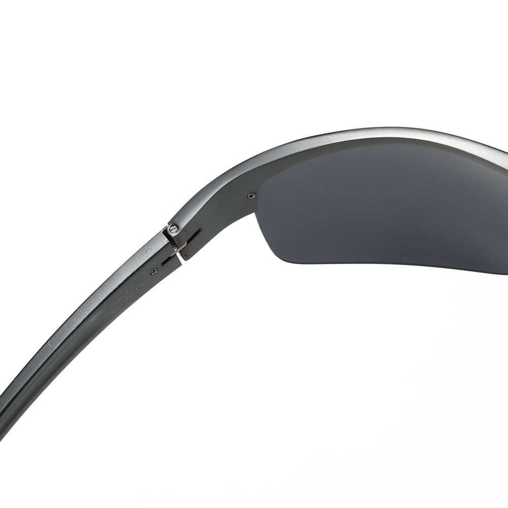 Custom Lightweight Aluminium Half Rim Sports Sunglasses Polarized Fishing Shades for Men Anti Sun Glare Driving Glasses Wholesale Supplier China