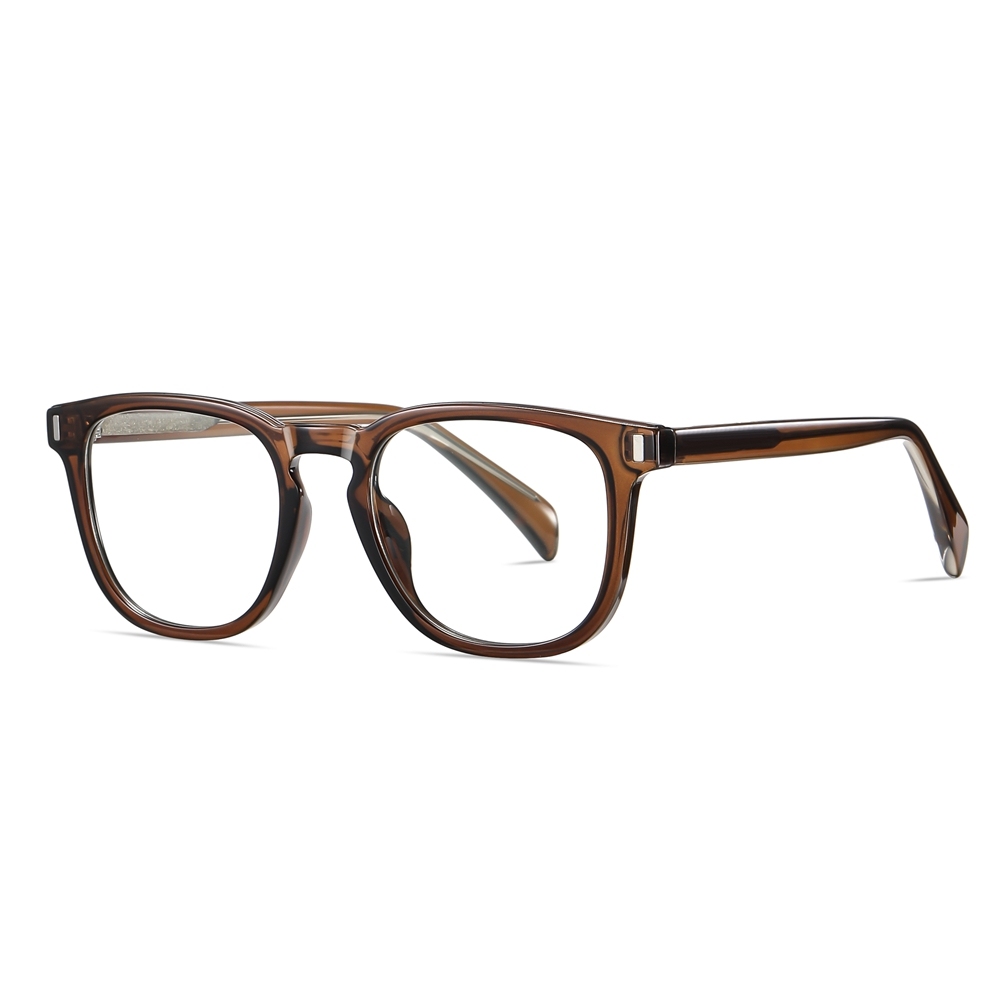 Custom Unisex TR90 Detachable Classic Square Eyeglasses Frames with Magnetic Clip On Sunglasses Over Prescription Glasses Manufacturer China