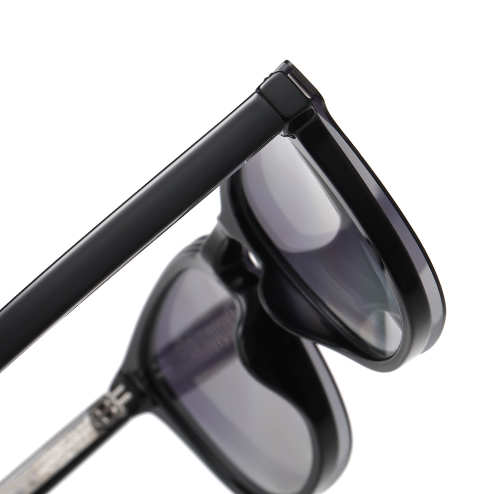 Custom Unisex TR90 Detachable Classic Square Eyeglasses Frames with Magnetic Clip On Sunglasses Over Prescription Glasses Manufacturer China