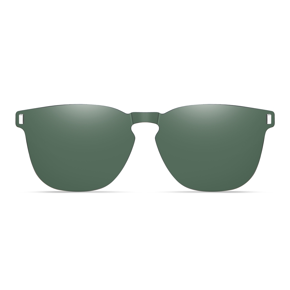 Custom Unisex TR90 Detachable Classic Square Eyeglasses Frames with Magnetic Clip On Sunglasses Over Prescription Glasses Manufacturer China