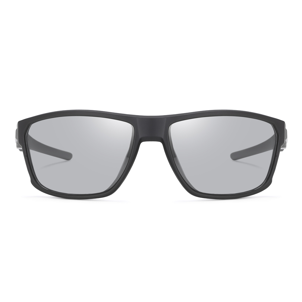 Custom Performance Sports Sunglasses Anti-Glare Polarized Running Shades for Men Plastic Straight Arm Wrap-around Hiking Glasses Supplier China
