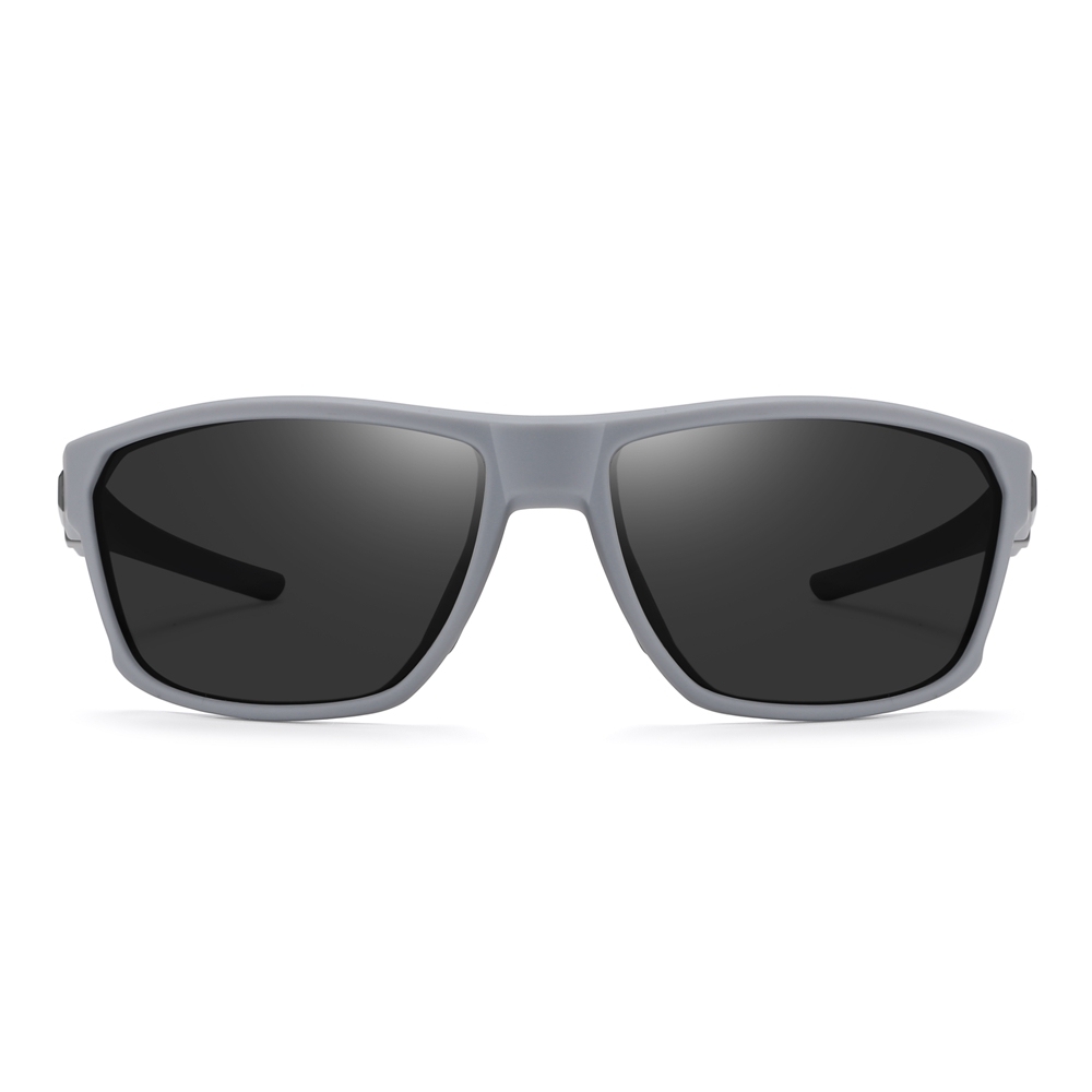 Custom Performance Sports Sunglasses Anti-Glare Polarized Running Shades for Men Plastic Straight Arm Wrap-around Hiking Glasses Supplier China