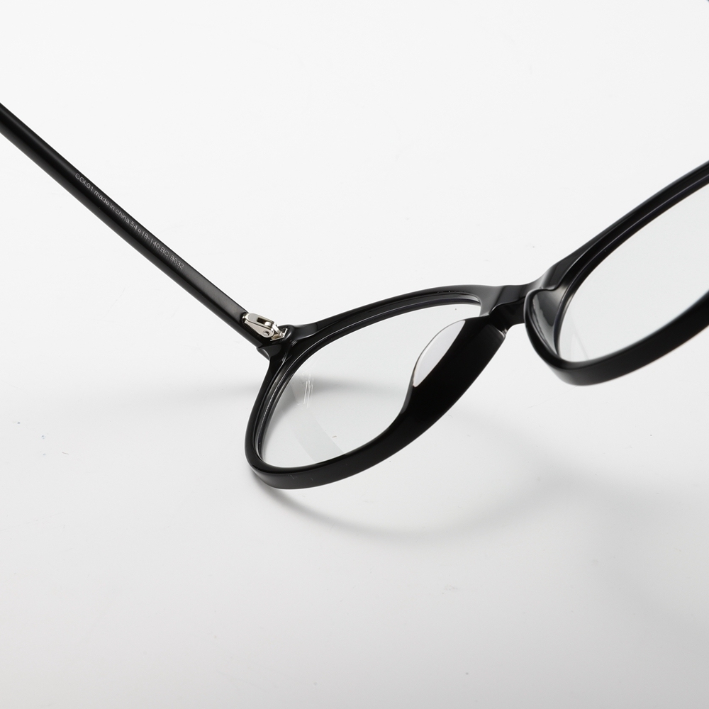 Custom Acetate Vintage Panto Prescription Eyeglass Frames for Women Intellectual Style Oversized Designer Blue Light Glasses Manufacturer China