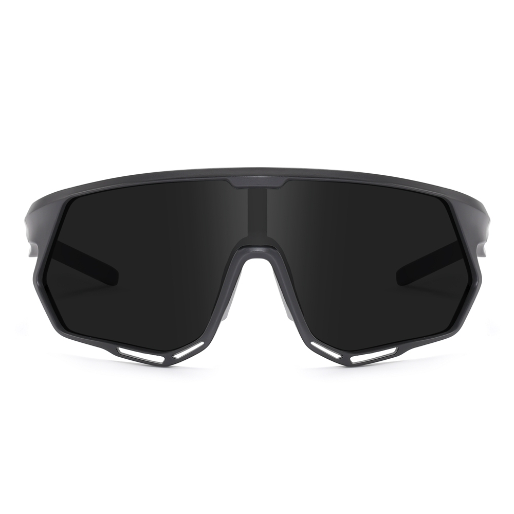 Bulk Order Wrap Around Shield Sports Sunglasses with Prescription Inserts, Adjustable Nose Pads & Vents Polarized Cycling Glasses Manufacturer China