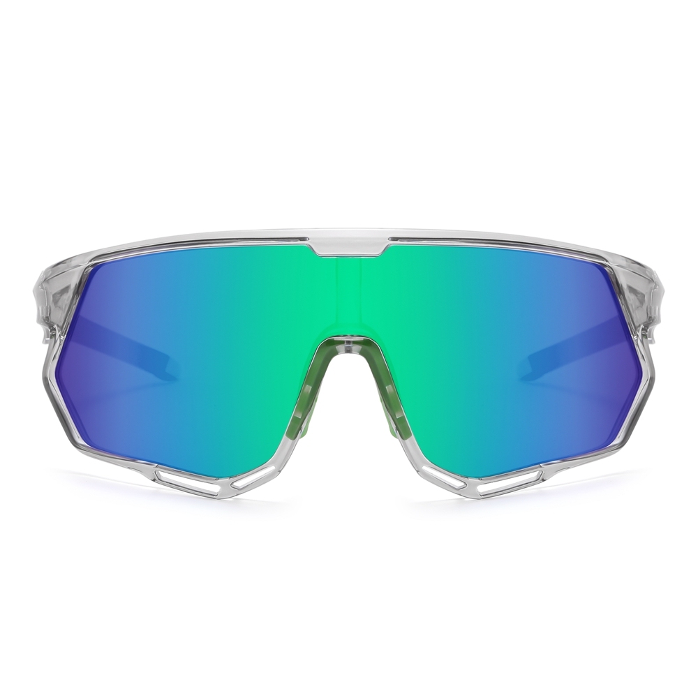 Bulk Order Wrap Around Shield Sports Sunglasses with Prescription Inserts, Adjustable Nose Pads & Vents Polarized Cycling Glasses Manufacturer China