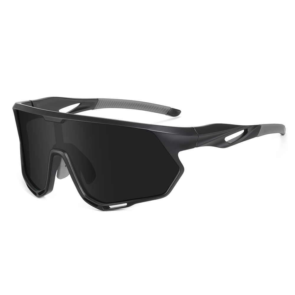 Bulk Order Wrap Around Shield Sports Sunglasses with Prescription Inserts, Adjustable Nose Pads & Vents Polarized Cycling Glasses Manufacturer China