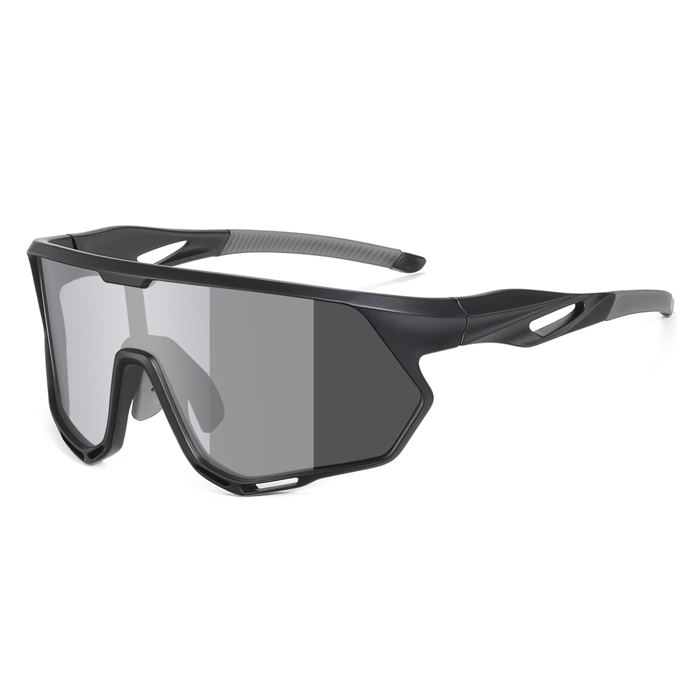 Bulk Order Wrap Around Shield Sports Sunglasses with Prescription Inserts, Adjustable Nose Pads & Vents Polarized Cycling Glasses Manufacturer China