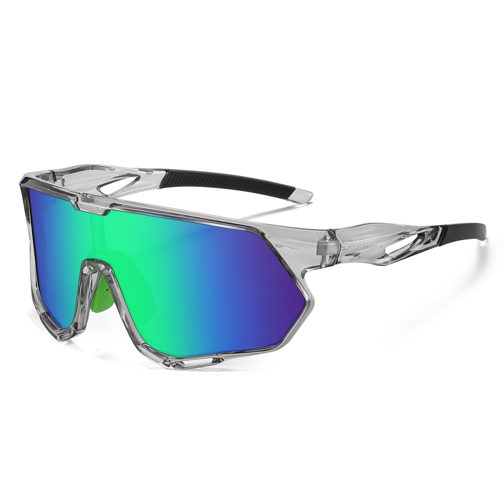 Bulk Order Wrap Around Shield Sports Sunglasses with Prescription Inserts, Adjustable Nose Pads & Vents Polarized Cycling Glasses Manufacturer China