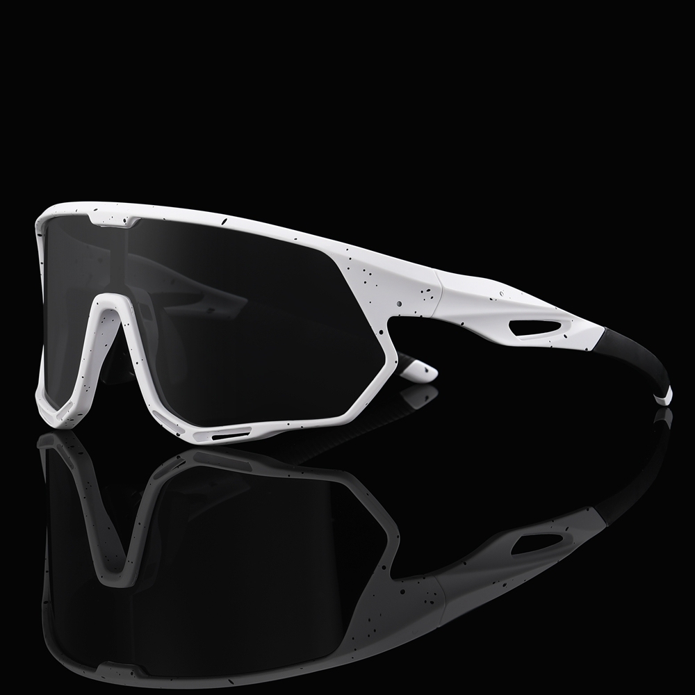 Bulk Order Wrap Around Shield Sports Sunglasses with Prescription Inserts, Adjustable Nose Pads & Vents Polarized Cycling Glasses Manufacturer China