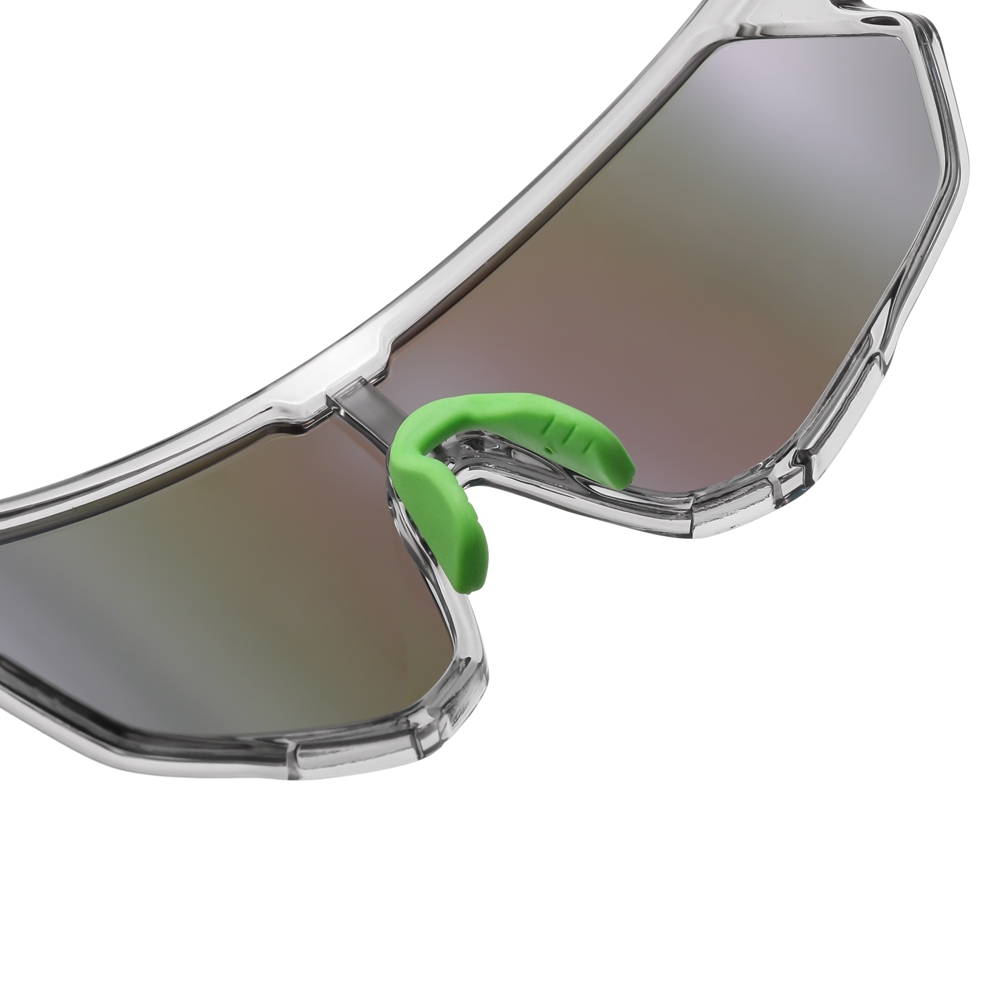 Bulk Order Wrap Around Shield Sports Sunglasses with Prescription Inserts, Adjustable Nose Pads & Vents Polarized Cycling Glasses Manufacturer China