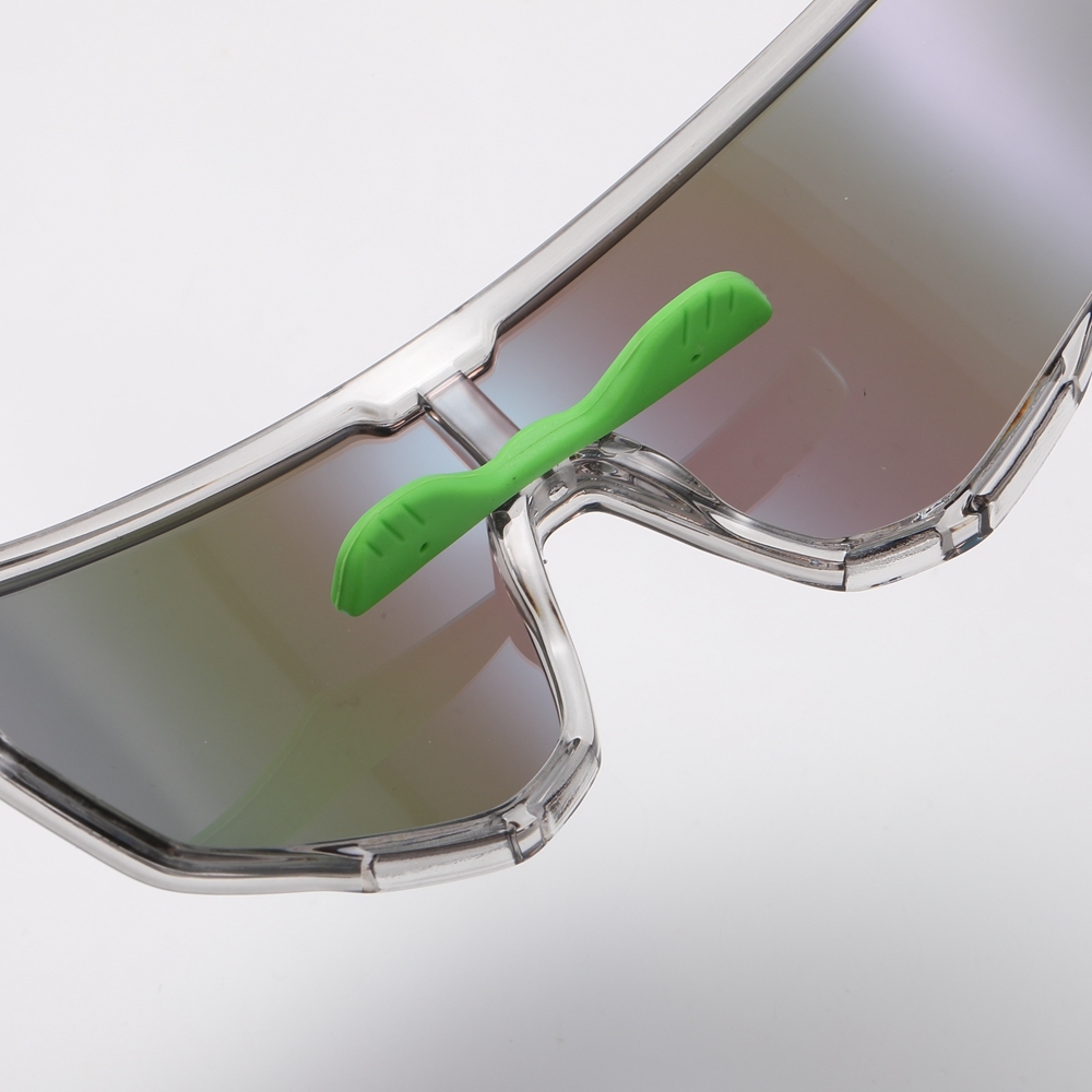 Bulk Order Wrap Around Shield Sports Sunglasses with Prescription Inserts, Adjustable Nose Pads & Vents Polarized Cycling Glasses Manufacturer China