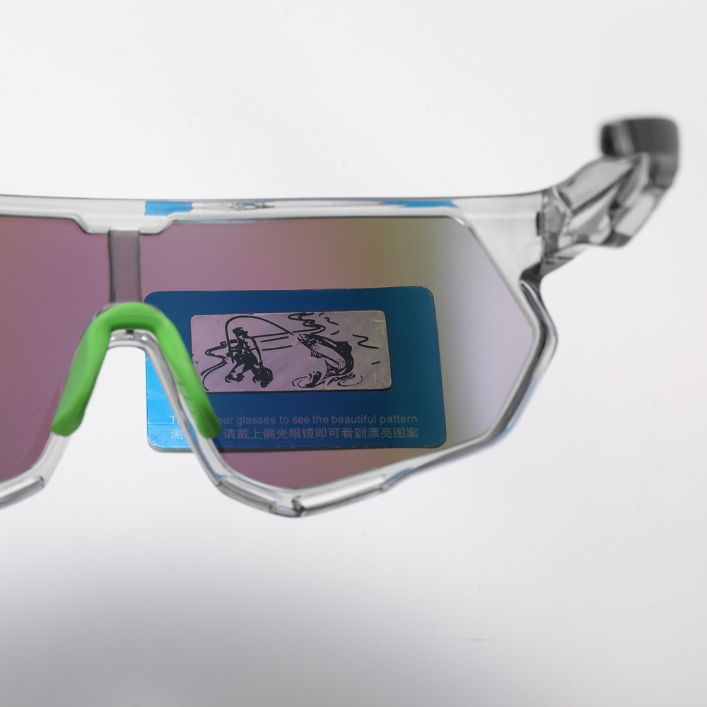 Bulk Order Wrap Around Shield Sports Sunglasses with Prescription Inserts, Adjustable Nose Pads & Vents Polarized Cycling Glasses Manufacturer China