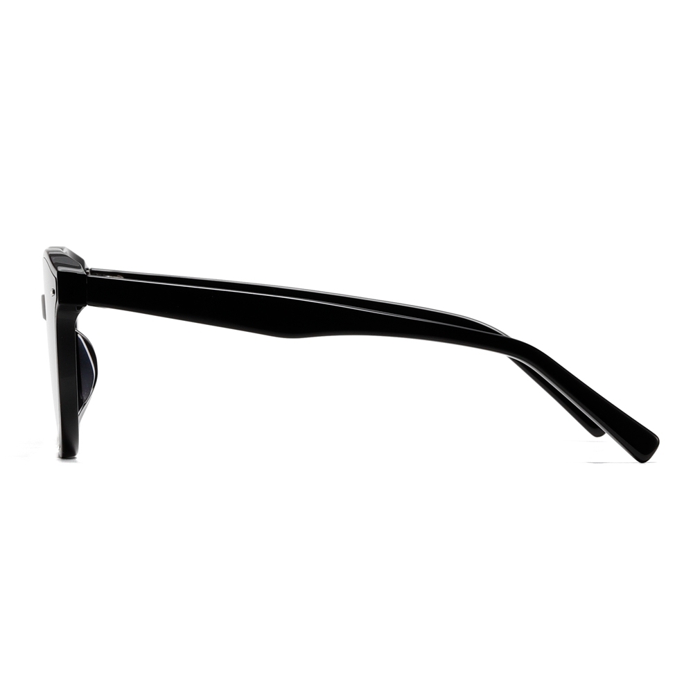Custom Acetate Streetwear Style Round Panto Sunglasses for Everyday Use Famous Korean Eyewear Brand GM Obon Glossy Black Designer Shades Wholesale