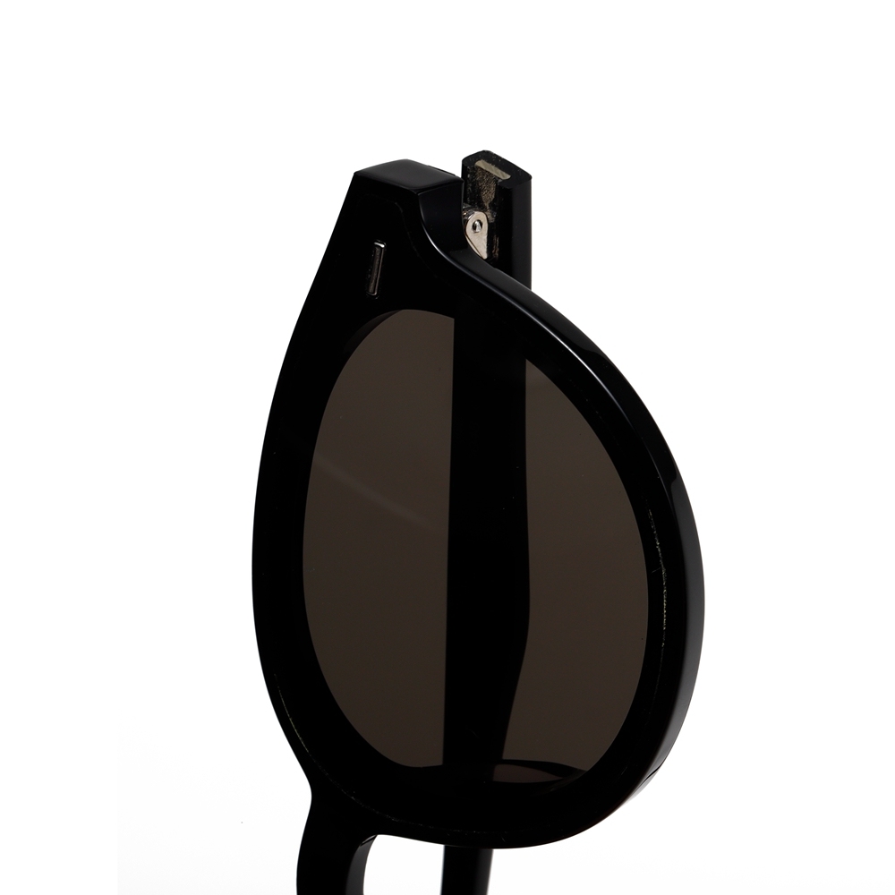Custom Acetate Streetwear Style Round Panto Sunglasses for Everyday Use Famous Korean Eyewear Brand GM Obon Glossy Black Designer Shades Wholesale