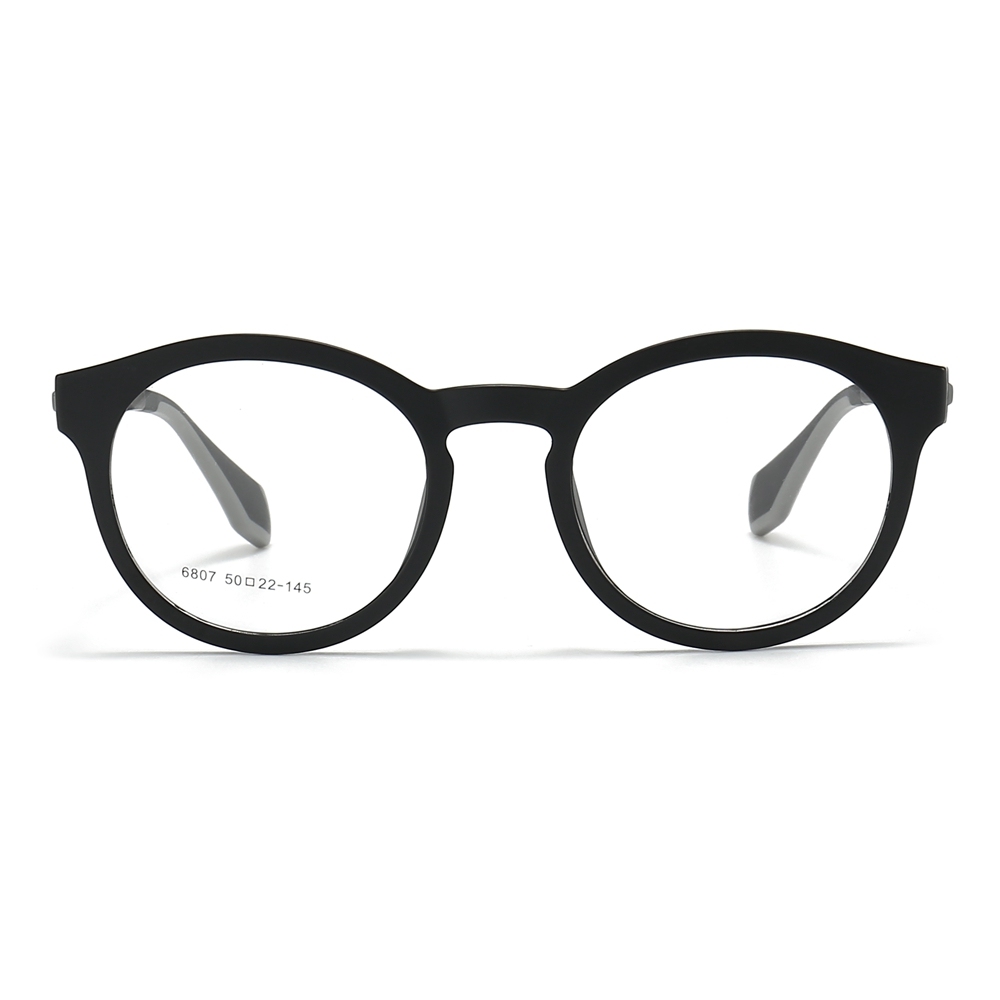 Readymade TR90 Modern Round Optical Frames for Everyday Wear Panto Eyeglasses Men's Translucent Prescription Glasses Manufacturer China