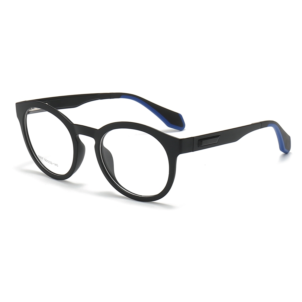 Readymade TR90 Modern Round Optical Frames for Everyday Wear Panto Eyeglasses Men's Translucent Prescription Glasses Manufacturer China