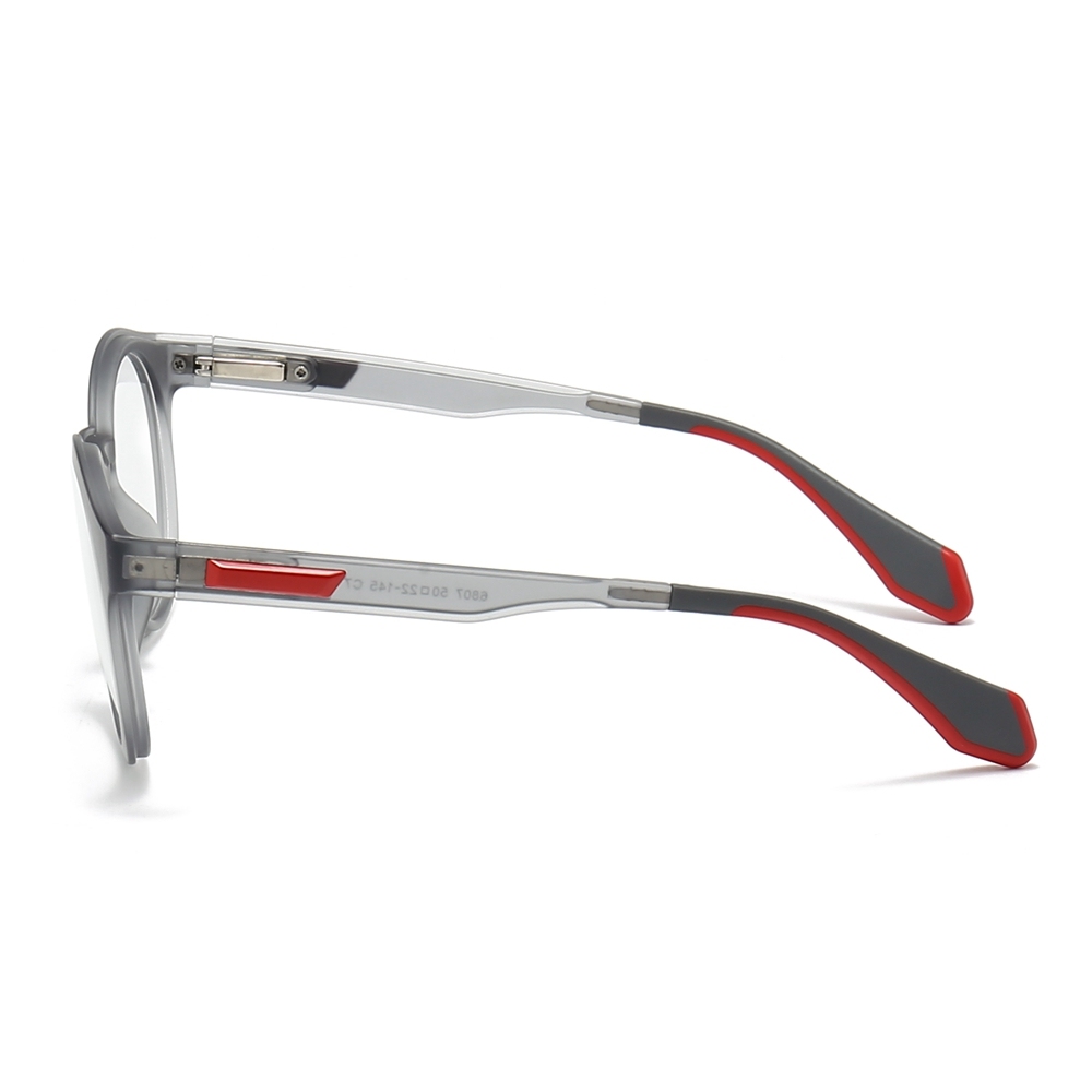 Readymade TR90 Modern Round Optical Frames for Everyday Wear Panto Eyeglasses Men's Translucent Prescription Glasses Manufacturer China