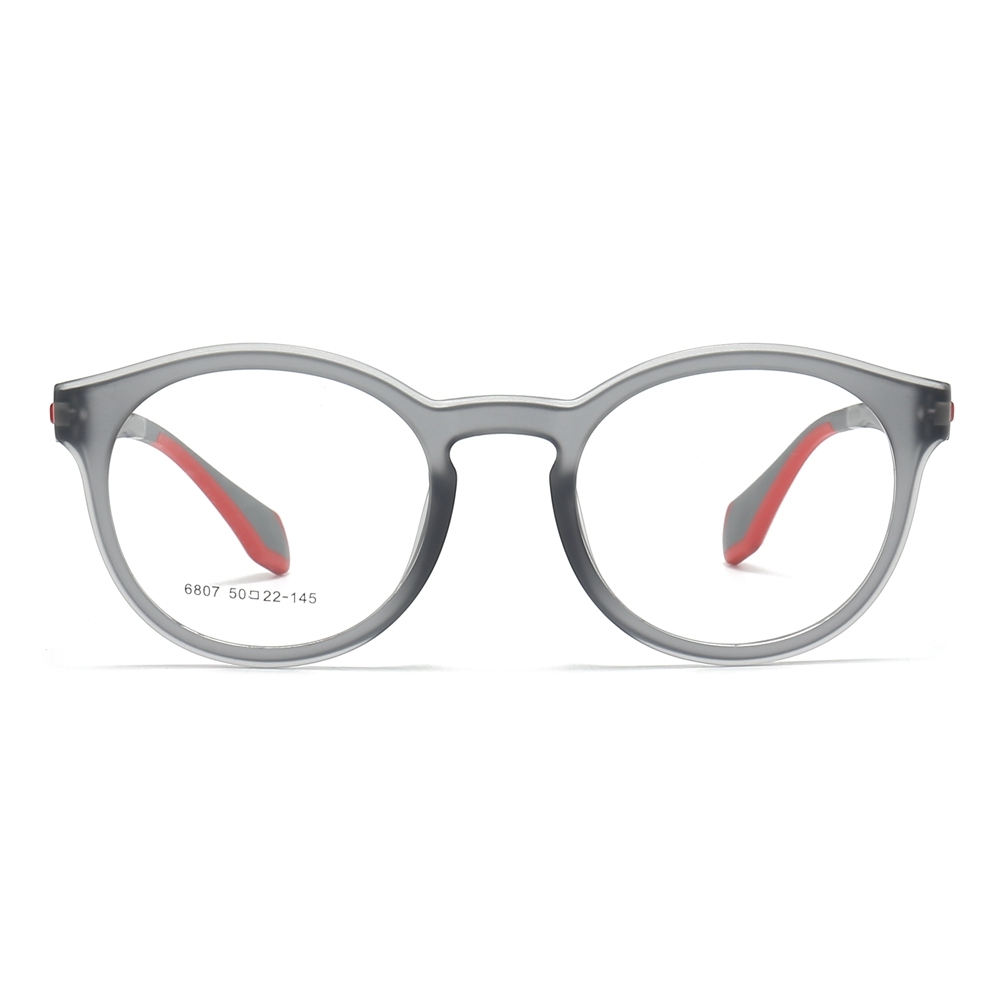 Readymade TR90 Modern Round Optical Frames for Everyday Wear Panto Eyeglasses Men's Translucent Prescription Glasses Manufacturer China