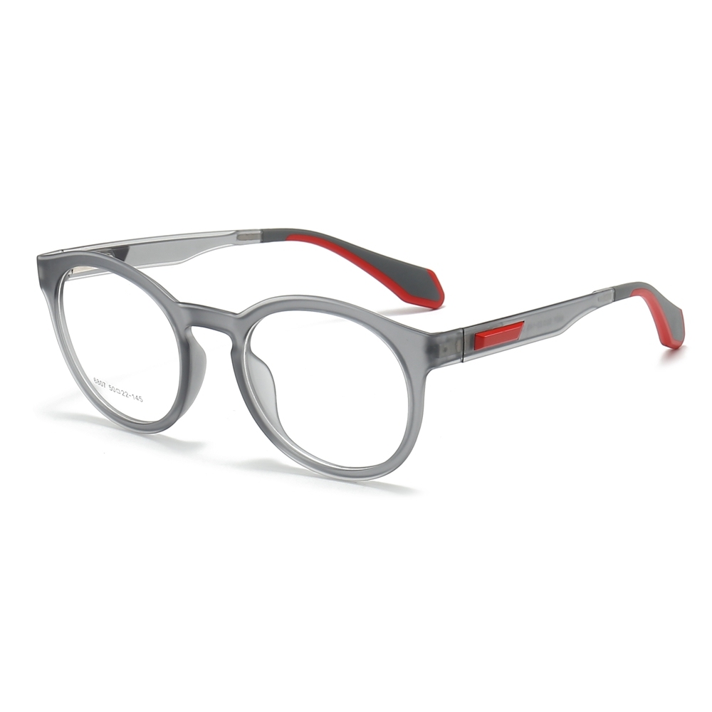 Readymade TR90 Modern Round Optical Frames for Everyday Wear Panto Eyeglasses Men's Translucent Prescription Glasses Manufacturer China