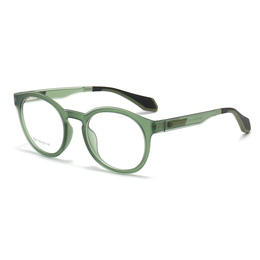 Readymade TR90 Modern Round Optical Frames for Everyday Wear Panto Eyeglasses Men's Translucent Prescription Glasses Manufacturer China