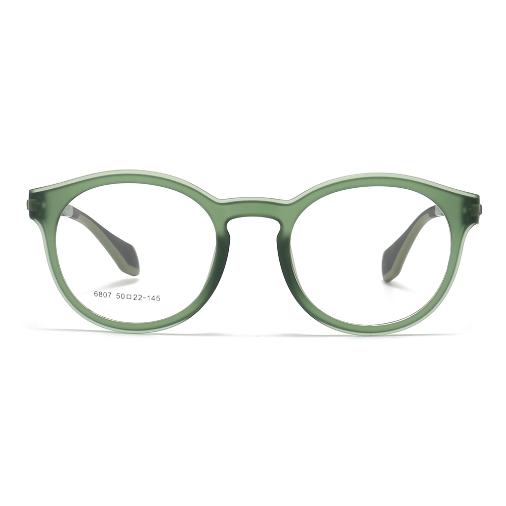 Readymade TR90 Modern Round Optical Frames for Everyday Wear Panto Eyeglasses Men's Translucent Prescription Glasses Manufacturer China