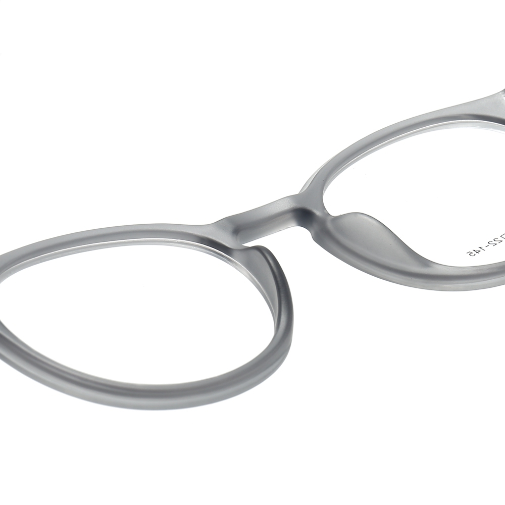 Readymade TR90 Modern Round Optical Frames for Everyday Wear Panto Eyeglasses Men's Translucent Prescription Glasses Manufacturer China