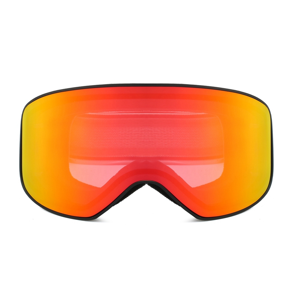 Custom Professional Wide-View Ski & Snowboard Goggles with Anti-Fog UV400 Mirrored Double Layer Lens Winter Sports Snow Eyewear Factory China