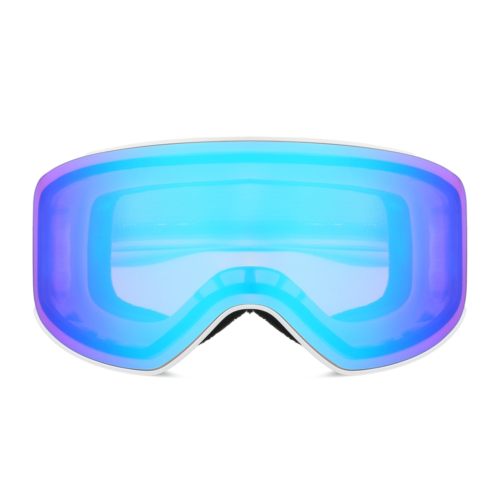 Custom Professional Wide-View Ski & Snowboard Goggles with Anti-Fog UV400 Mirrored Double Layer Lens Winter Sports Snow Eyewear Factory China
