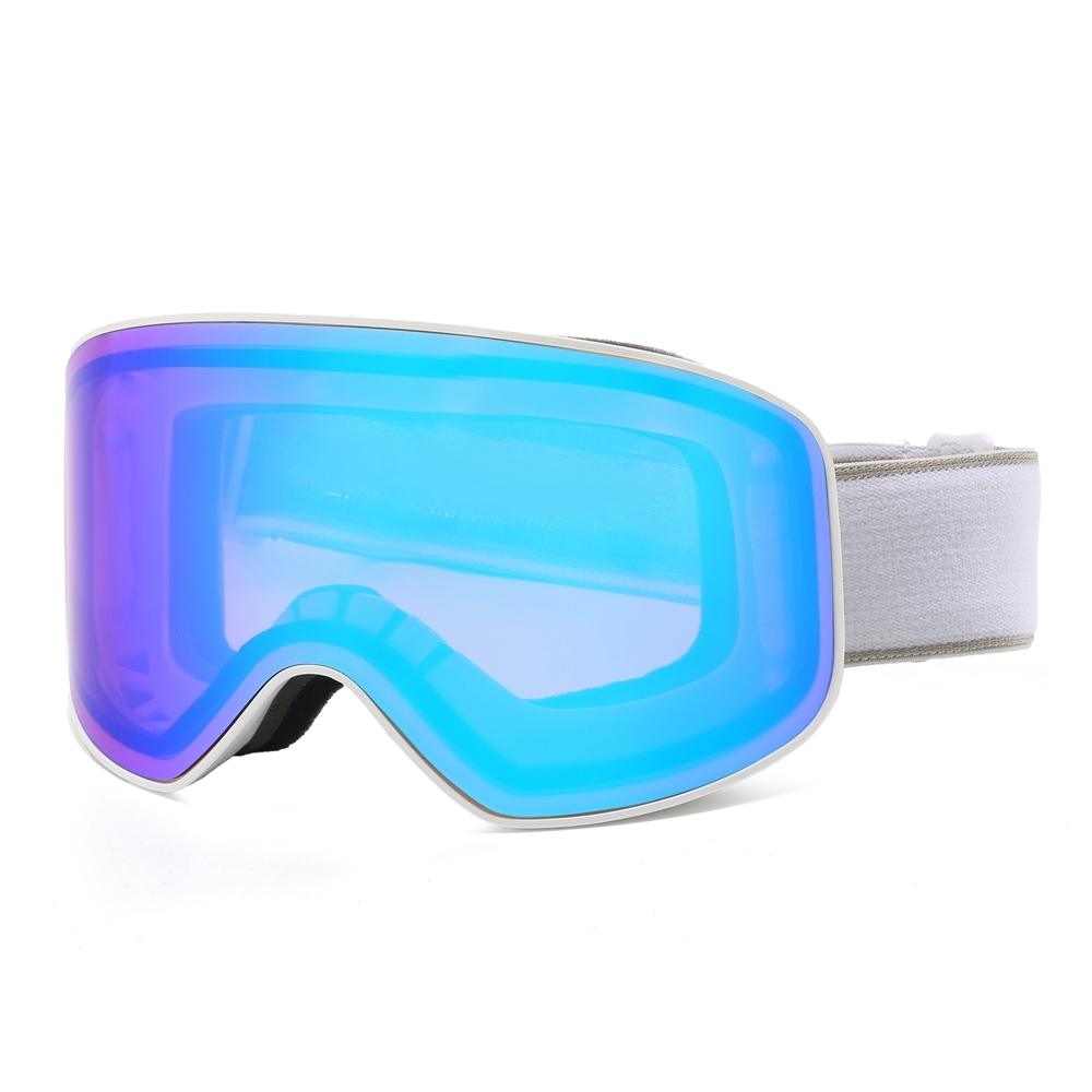 Custom Professional Wide-View Ski & Snowboard Goggles with Anti-Fog UV400 Mirrored Double Layer Lens Winter Sports Snow Eyewear Factory China