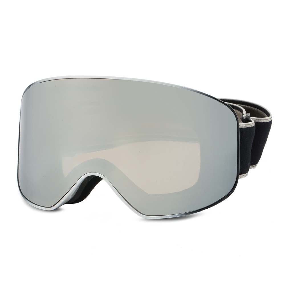 Custom Professional Wide-View Ski & Snowboard Goggles with Anti-Fog UV400 Mirrored Double Layer Lens Winter Sports Snow Eyewear Factory China