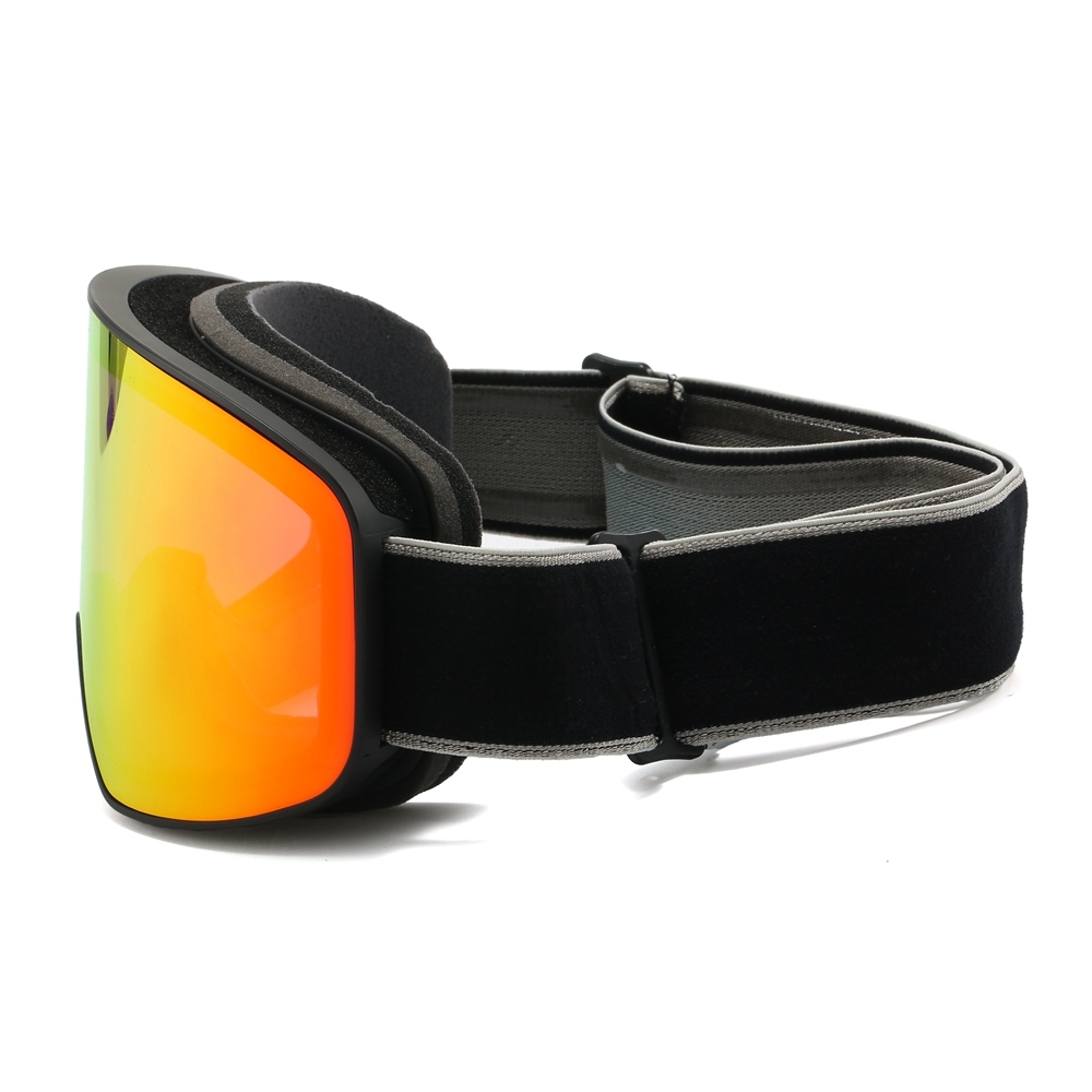 Custom Professional Wide-View Ski & Snowboard Goggles with Anti-Fog UV400 Mirrored Double Layer Lens Winter Sports Snow Eyewear Factory China