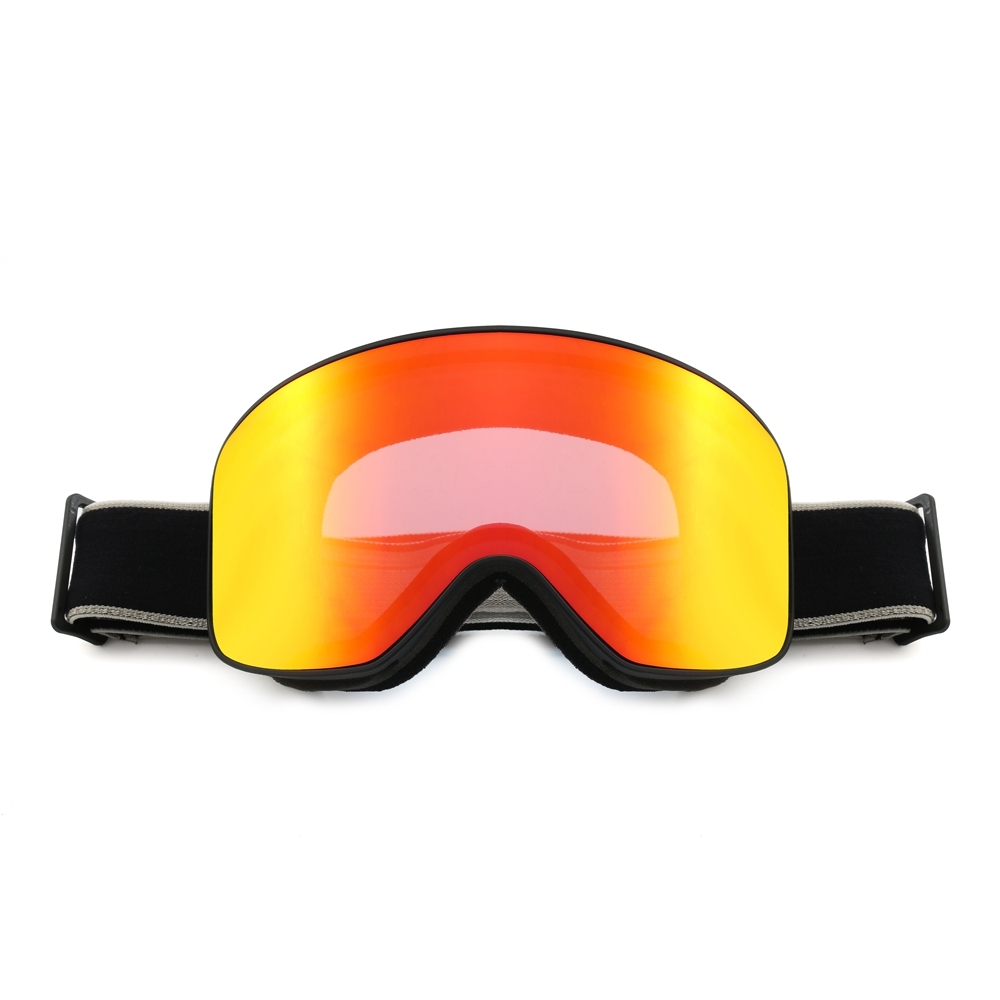 Custom Professional Wide-View Ski & Snowboard Goggles with Anti-Fog UV400 Mirrored Double Layer Lens Winter Sports Snow Eyewear Factory China