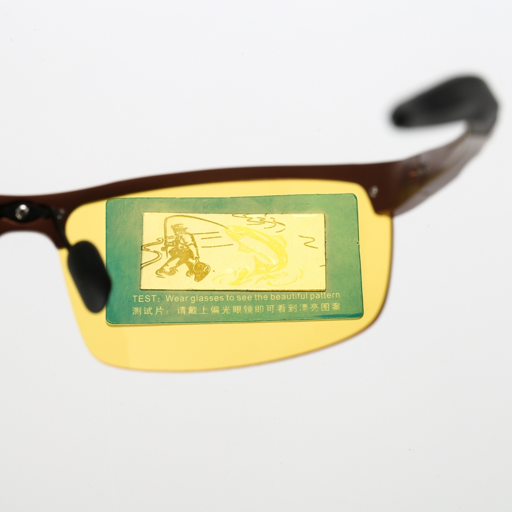Customizable Aluminum Sports Night Vision Glasses for Bike Riding Anti-glare Nighttime with Yellow Lens Low Light Shooting Glasses