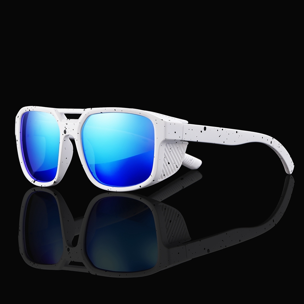 Wholesale Mountain Climbing Sunglasses with Side Shields for Outdoor Activity Protective Sports Eyewear Polarized Glacier Glasses Manufacturer