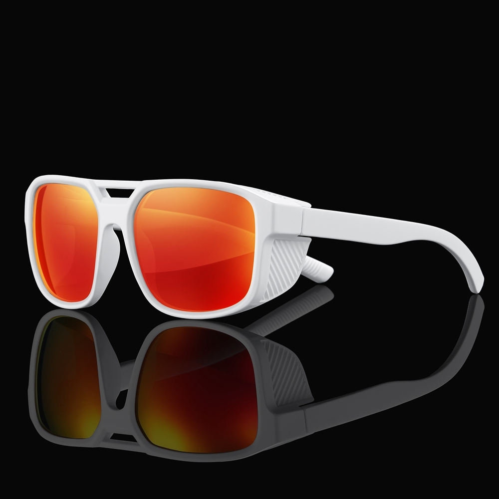 Wholesale Mountain Climbing Sunglasses with Side Shields for Outdoor Activity Protective Sports Eyewear Polarized Glacier Glasses Manufacturer