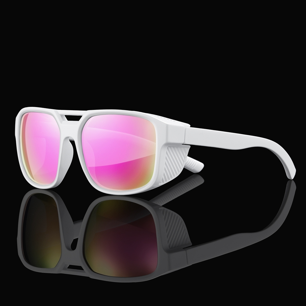 Wholesale Mountain Climbing Sunglasses with Side Shields for Outdoor Activity Protective Sports Eyewear Polarized Glacier Glasses Manufacturer